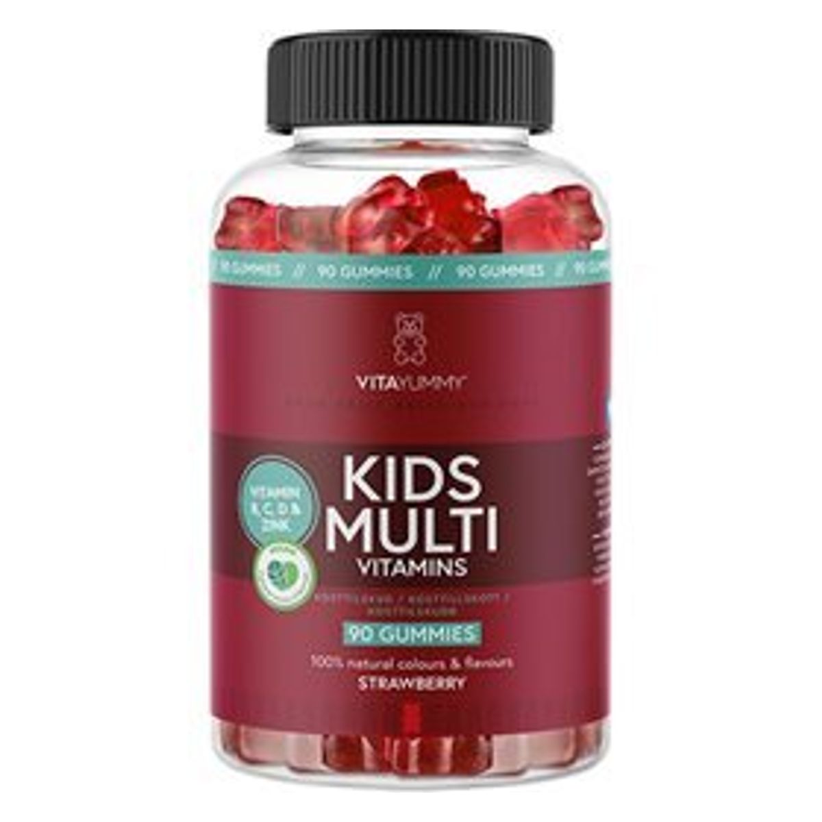 VitaYummy Kids Multi (Strawberry), 90gum.