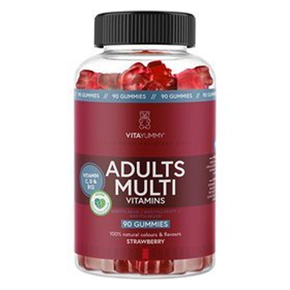 VitaYummy Adults Multi (Strawberry), 90gum.