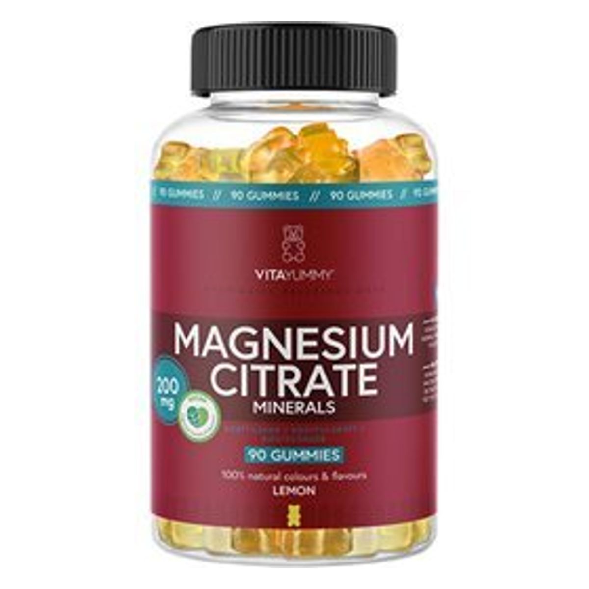 VitaYummy Magnesium (Lemon), 90gum.