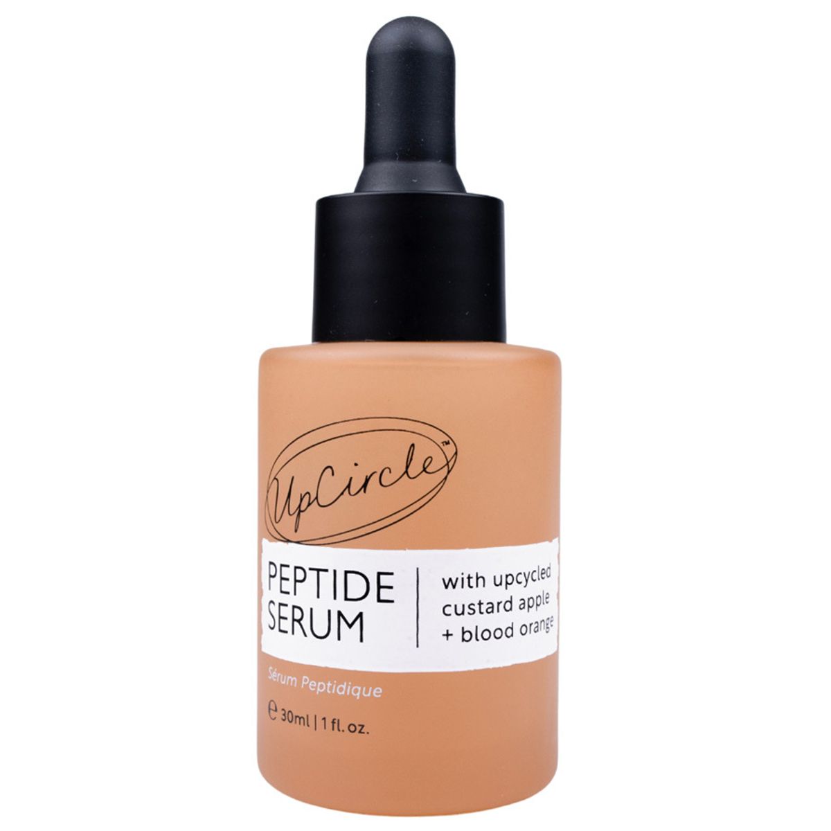 UpCircle Peptide Serum w/ upcycled Custard Apple + Blood Orange 30ml.