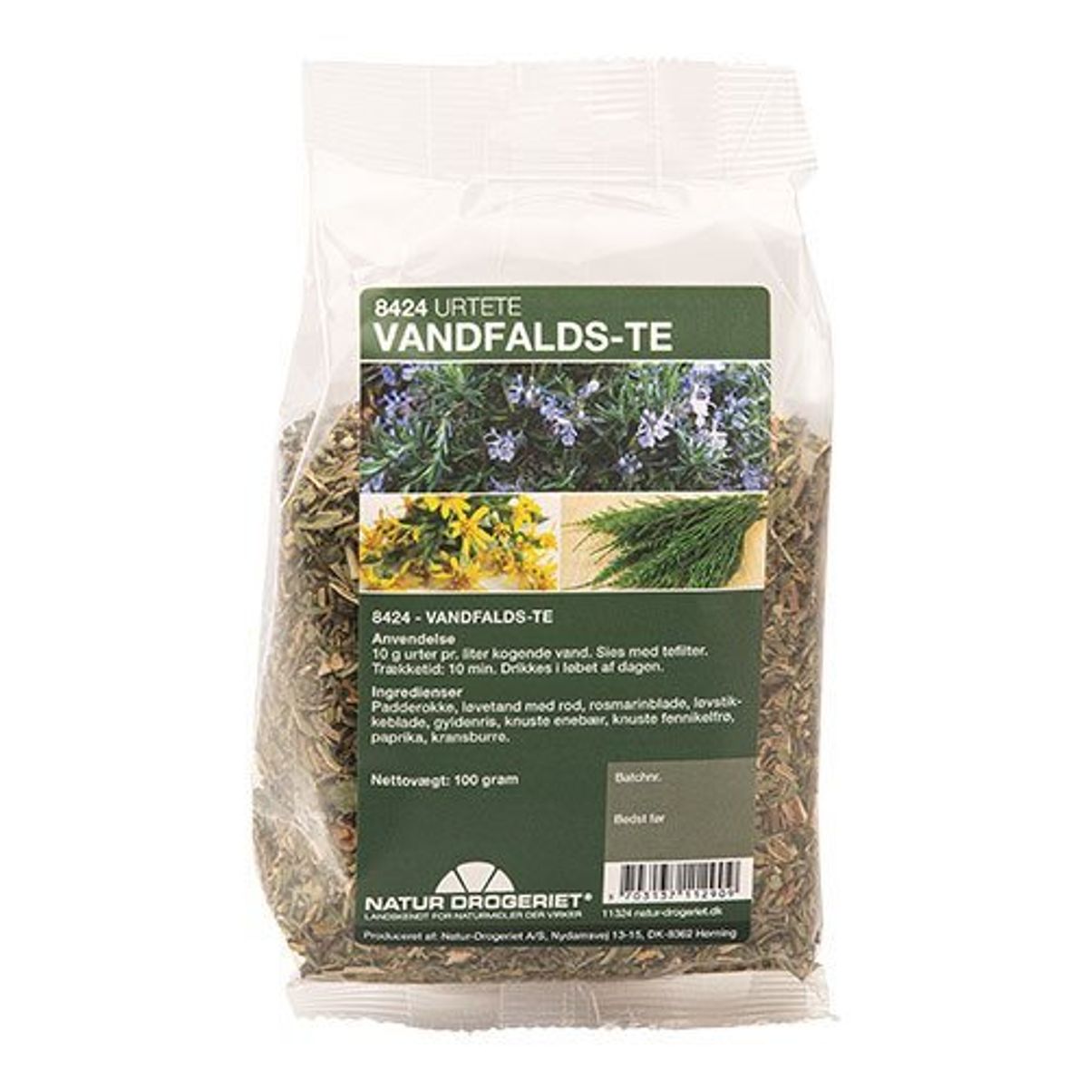 Natur-Drogeriet 8424 Vandfalds te, 100g.