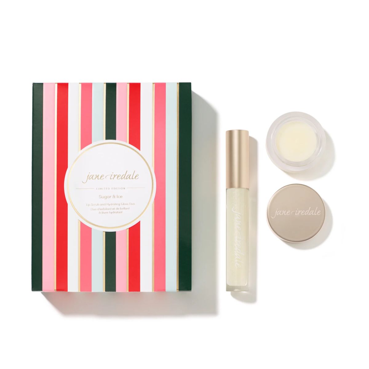 Jane Iredale Gaveæske Sugar & Ice (Lip Scrub &Hydrating Gloss Duo)