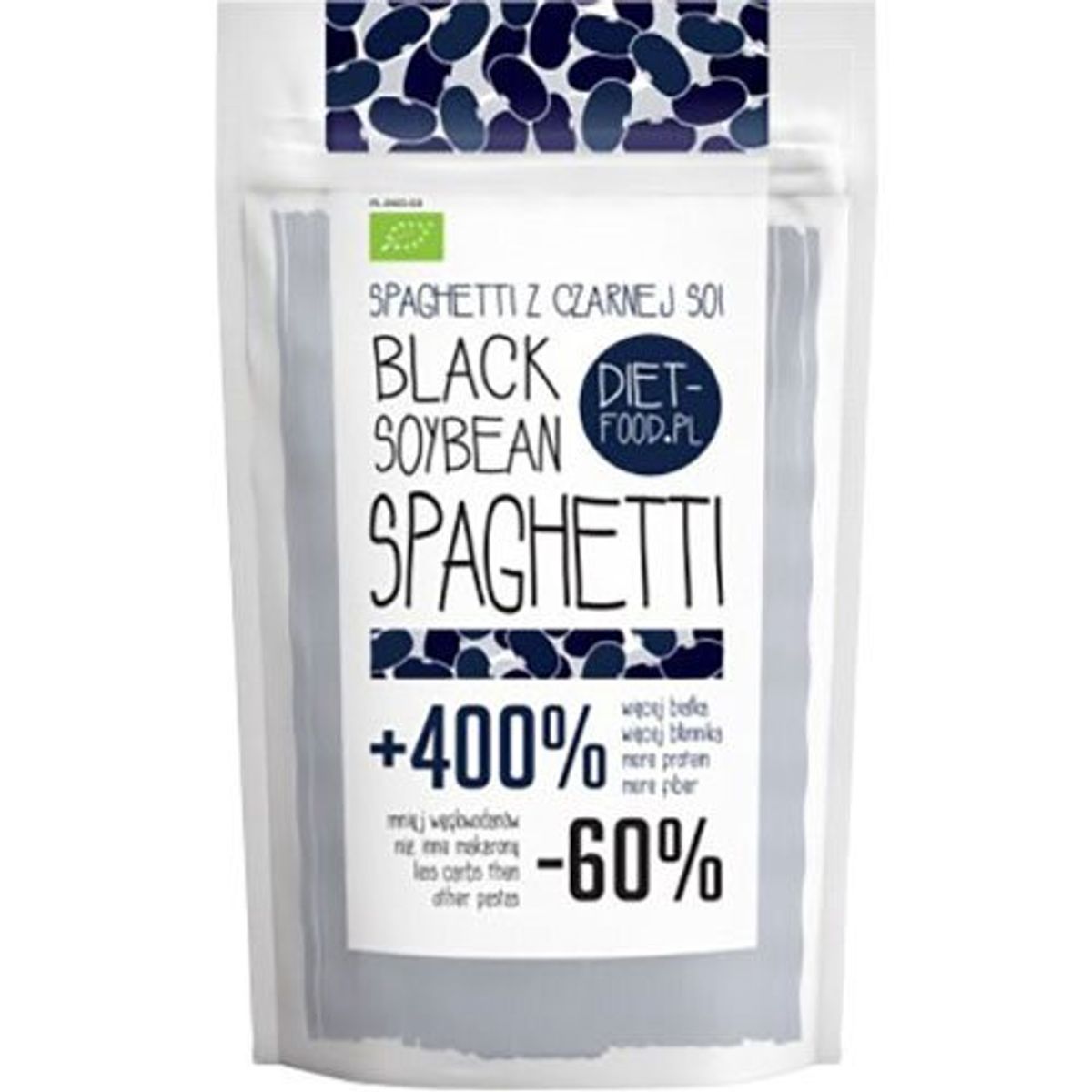 Diet-food Soja spaghetti sort Ø, 200g.