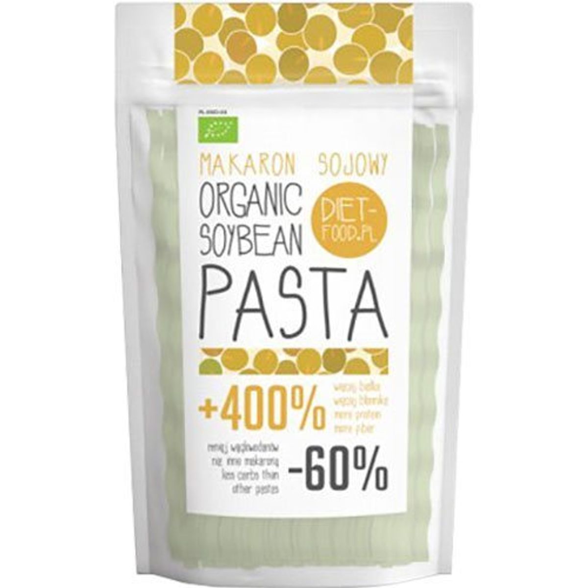 Diet-food Soja fettuccine orange Ø, 200g.