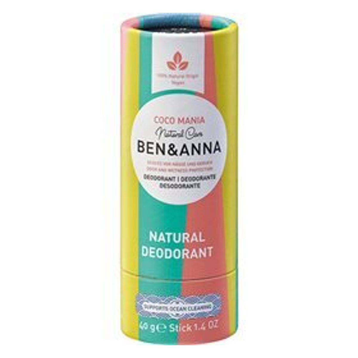 Ben & Anna Deodorant - Coco Mania, 40g.