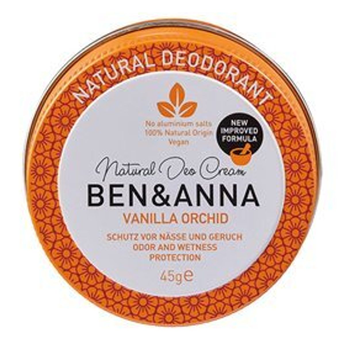 Ben & Anna Deo Cream - Vanilla Orchid, 45g.