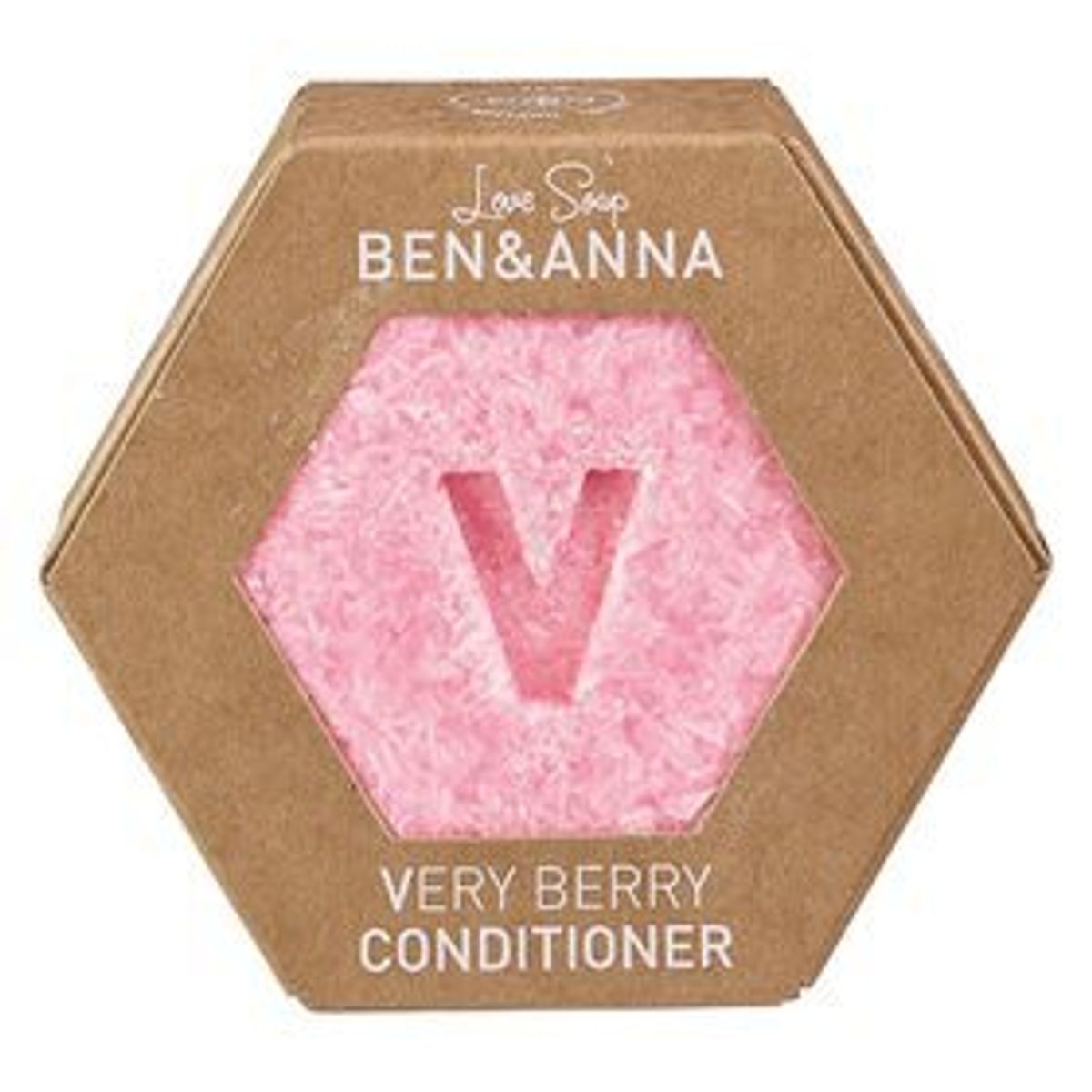 Ben & Anna Love Soap - Very Berry Conditioner Bar, 60g.