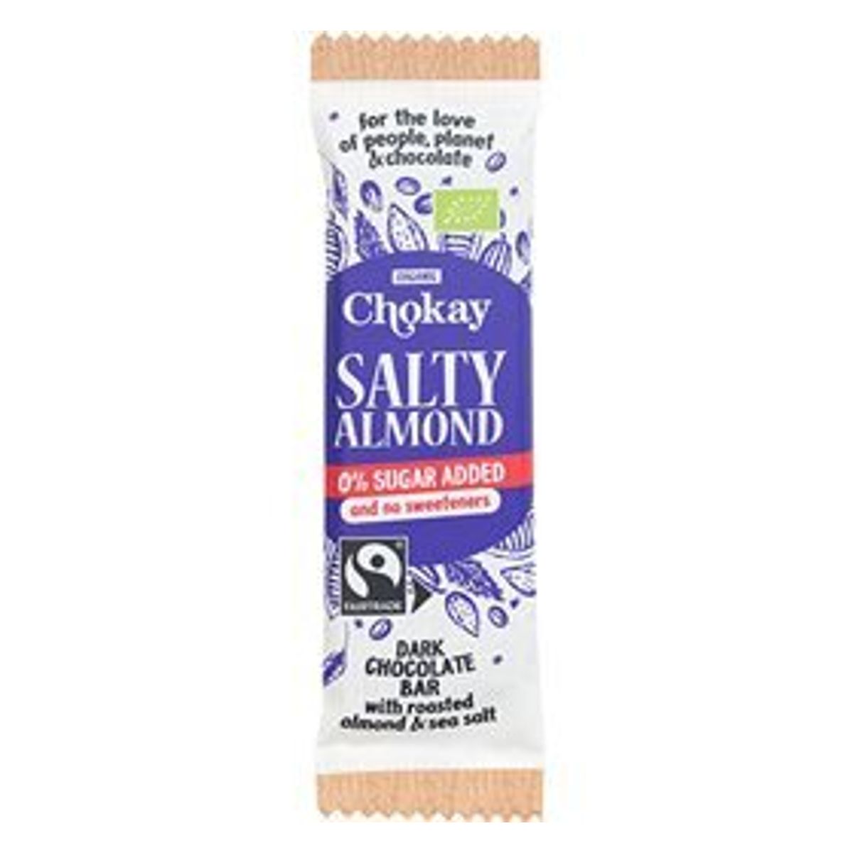 Chokay Dark Salty Almond Ø, 35g.