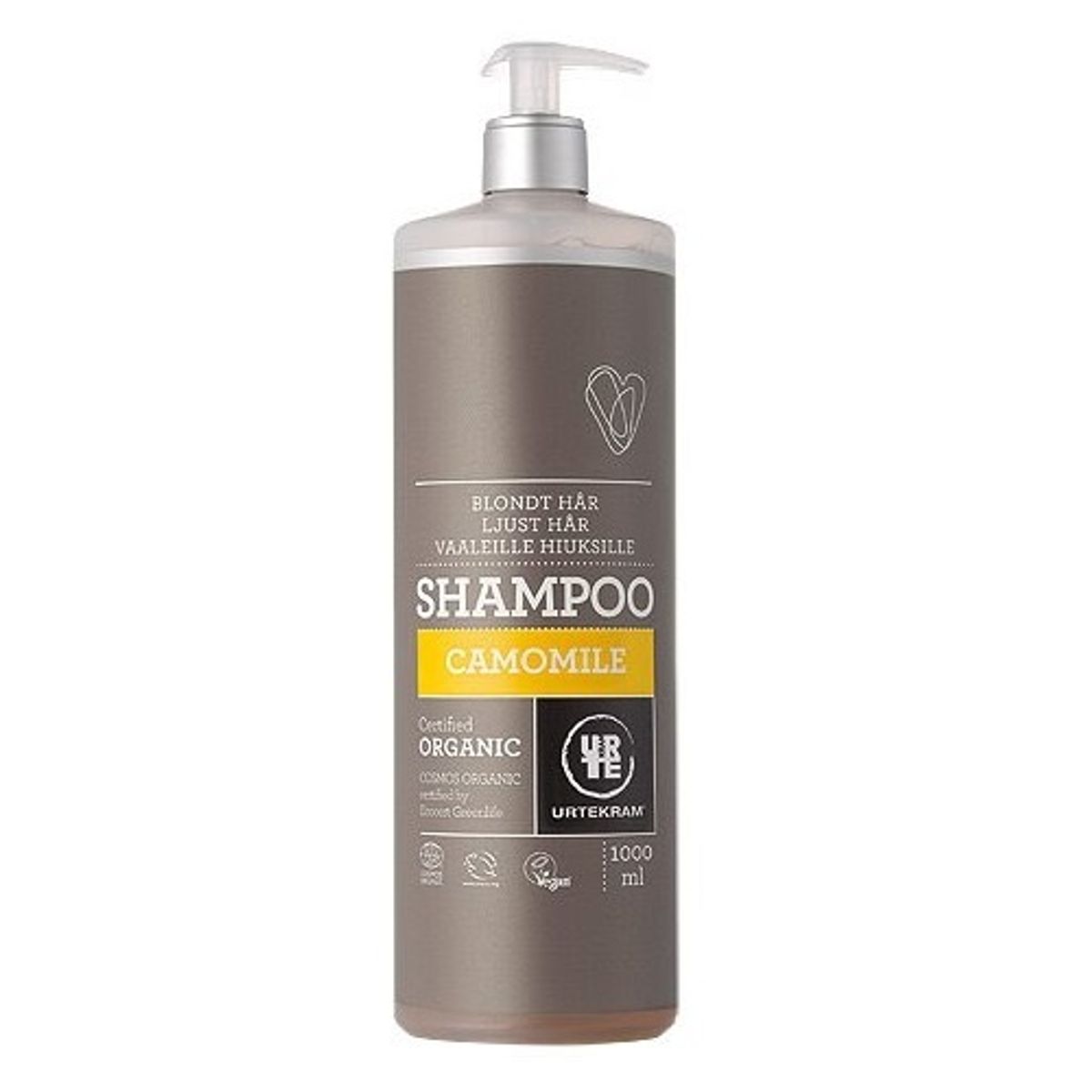 Urtekram kamille Shampoo, 1ltr.