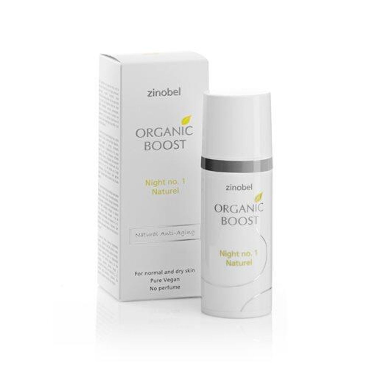 Zinobel Organic Boost Night no.1 Naturel Natcreme, 50ml