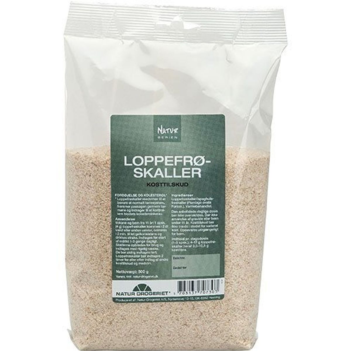 Naturdrogeriet Loppefrøskaller, 500gr.