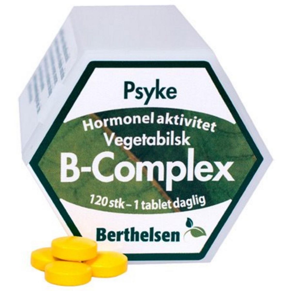 Berthelsen Vegetabilsk B-Complex, 120tab.