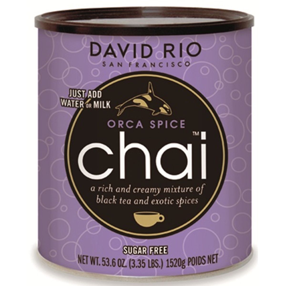 David Rio Orca Spice Chai Sukkerfri, 1520g.