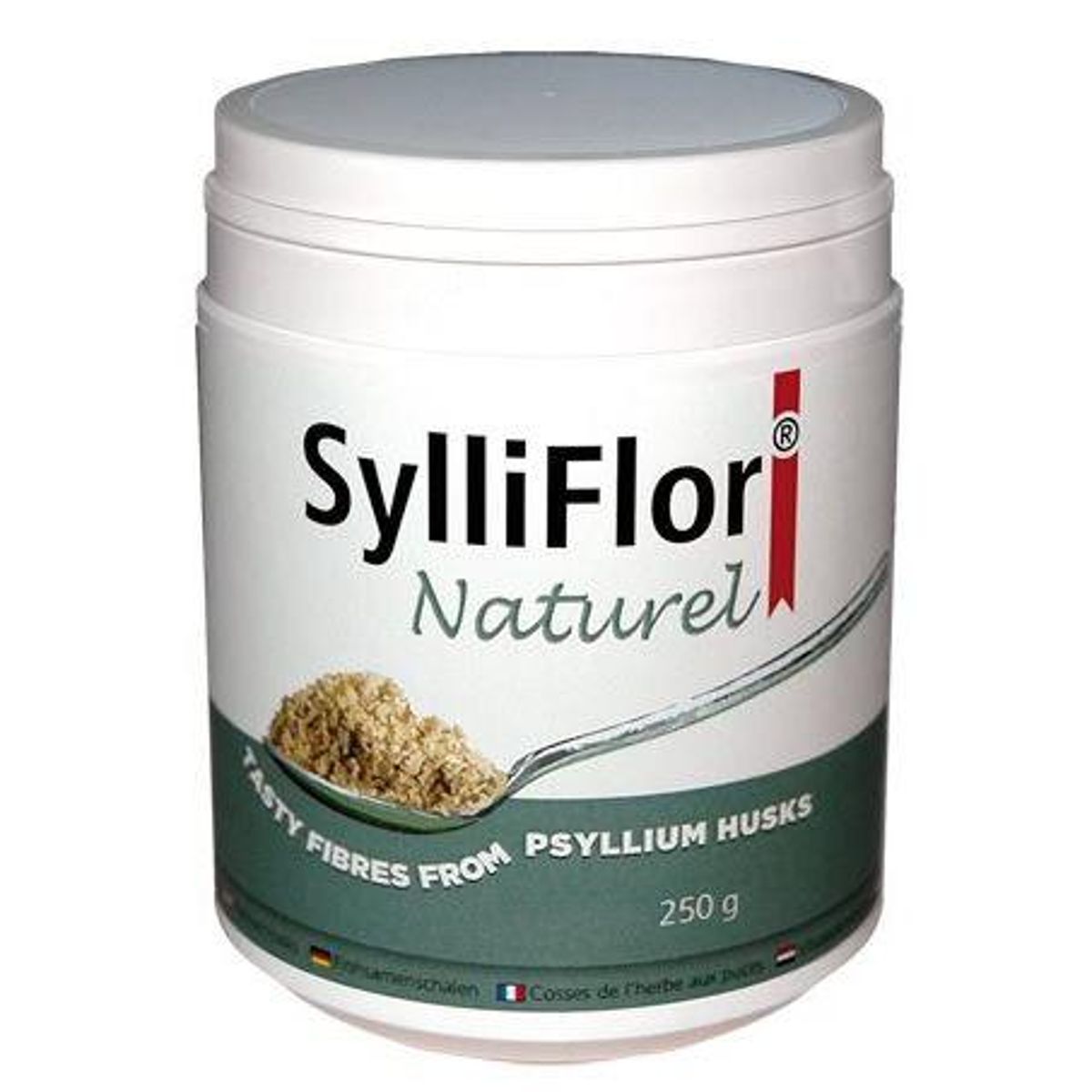 SylliFlor naturel loppefrøskaller, 200gr.