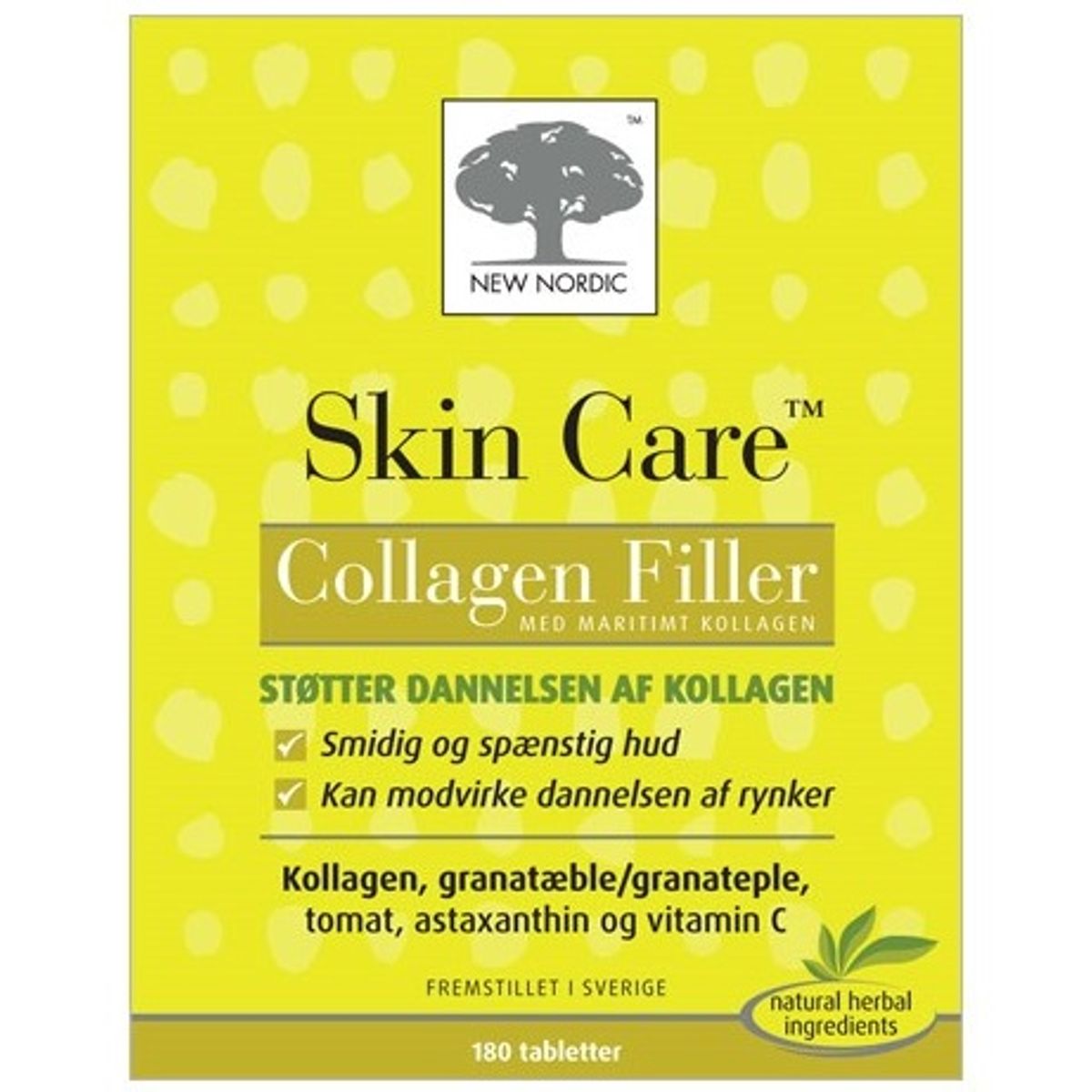 Skin Care Collagen Filler, 180tab.