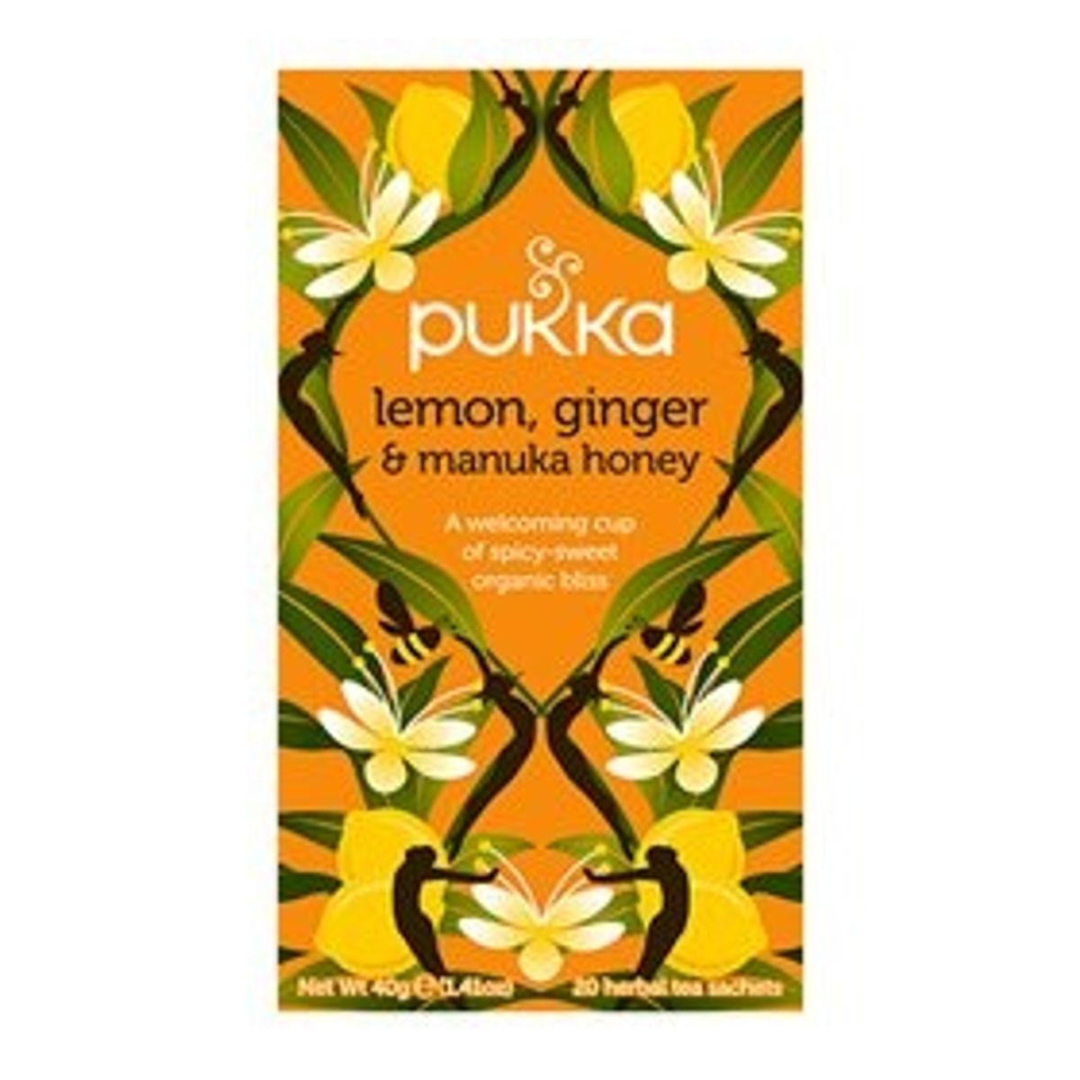 Pukka Lemon, Ginger & Manuka Honey Te Ø , 20br.