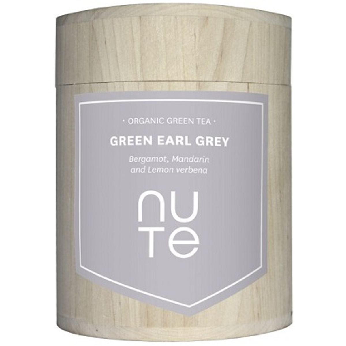 NUTE Green Earl Grey - grøn te Ø, 100g.