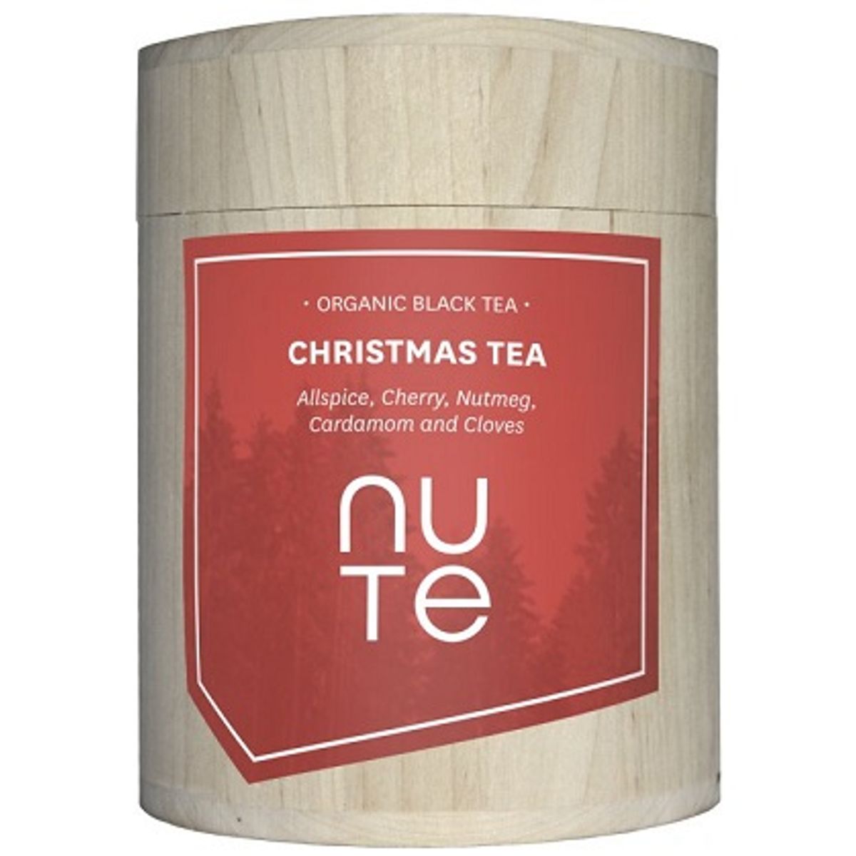 NUTE Christmas tea - sort te Ø, 100g.