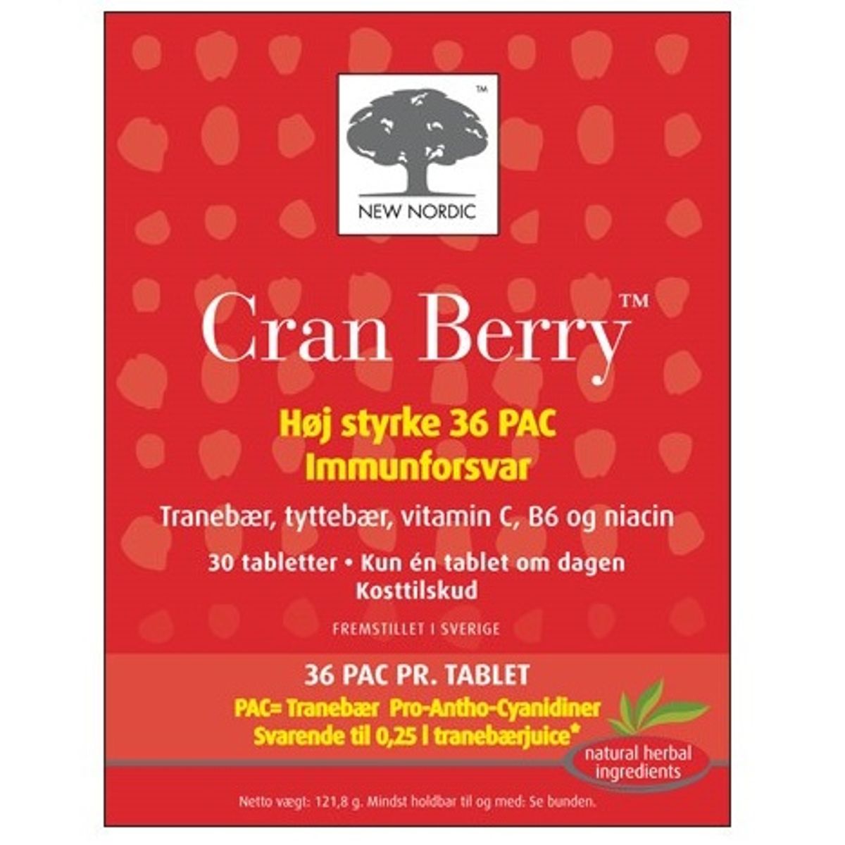 Cran Berry, 30 tabl.