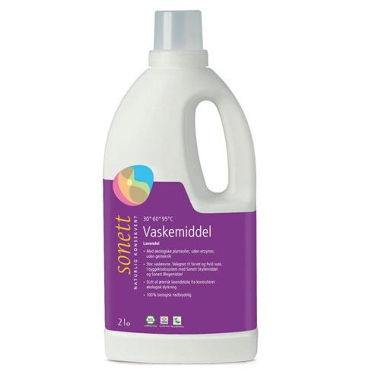 Sonett Vaskemiddel fl. lavendel, 2l.