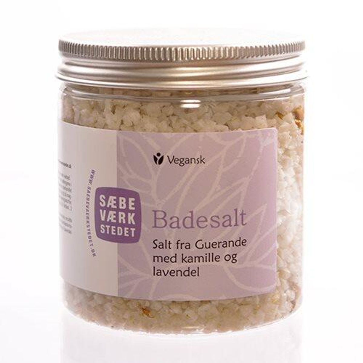 Sæbeværkstedet Badesalt Kamille og Lavendel, 200g.