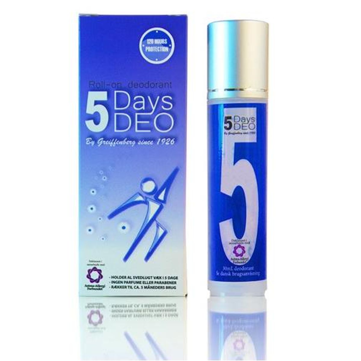 5 days deo men, 30ml.