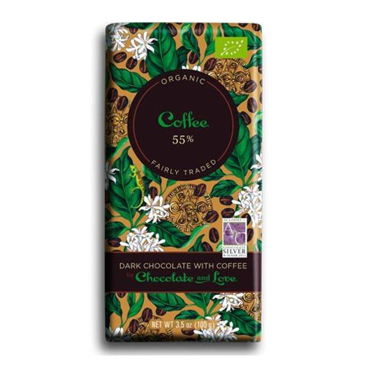 Chocolate and Love Chokolade Coffee 55% Ø, 80g.