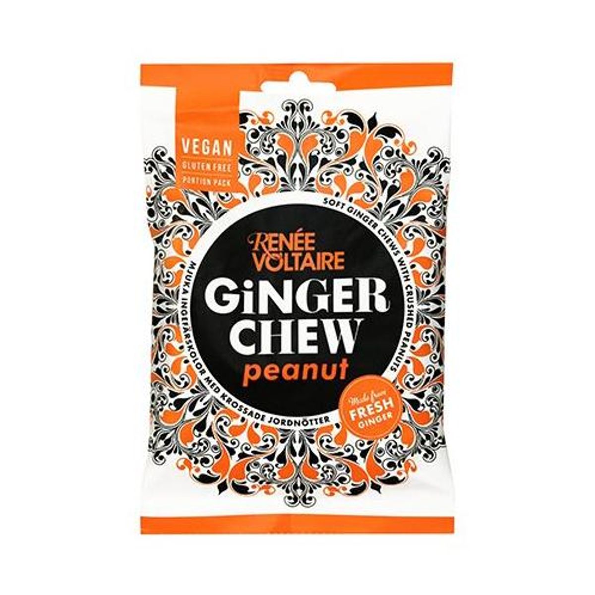 Renée Voltaire Ginger Chew Peanut, 120g.