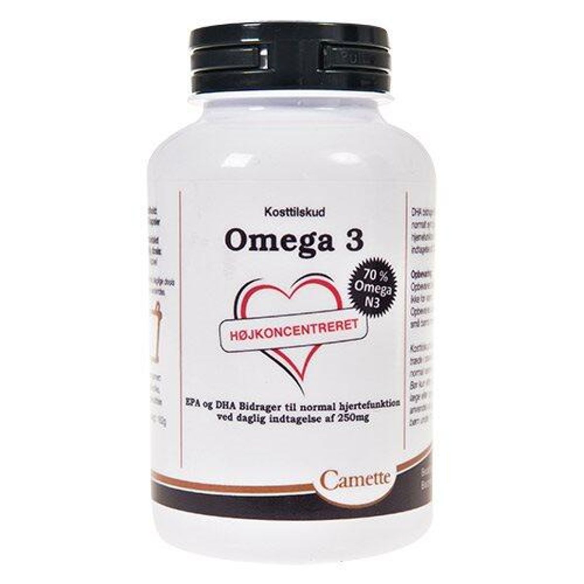 Camette Omega 3 70% Omega N3, 120kap.