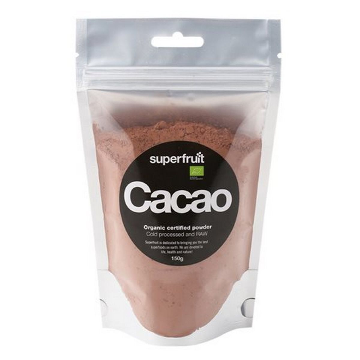 Cacao pulver raw Ø Superfruit, 150g.