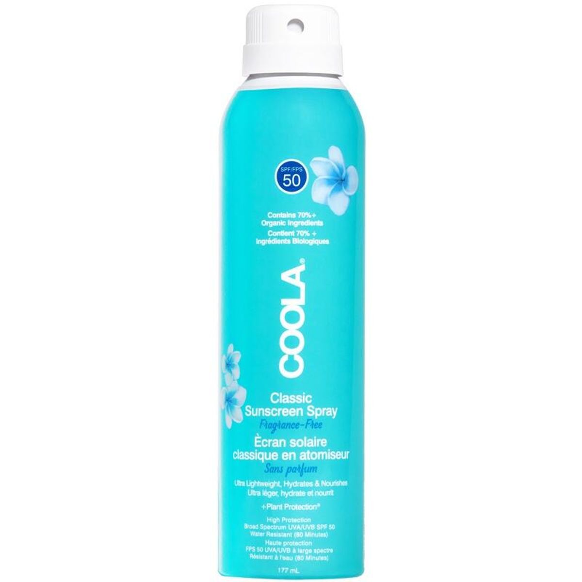 COOLA Classic spf 50 Duftfri solcreme spray, 177ml.