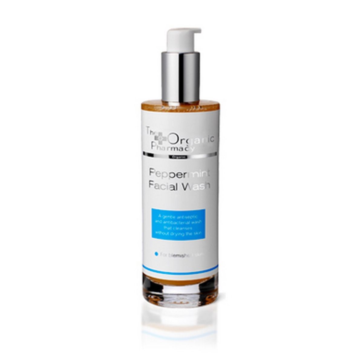 The Organic Pharmacy Peppermint Facial Wash, 100ml.