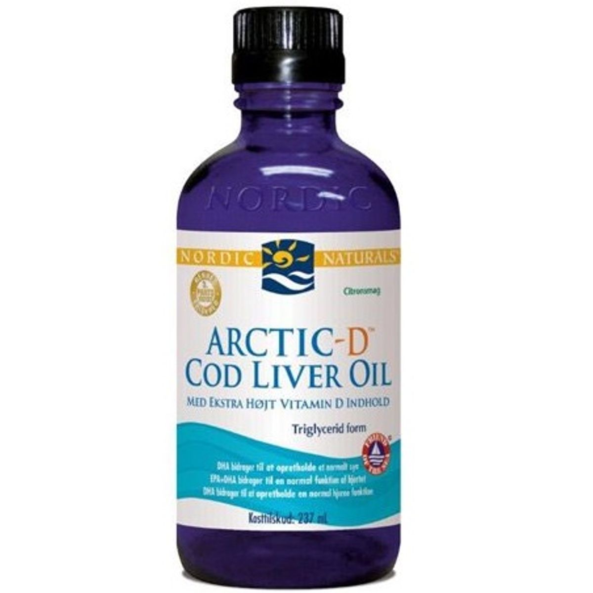 Arctic Cod liver oil +D Nordic Naturals, 237ml.