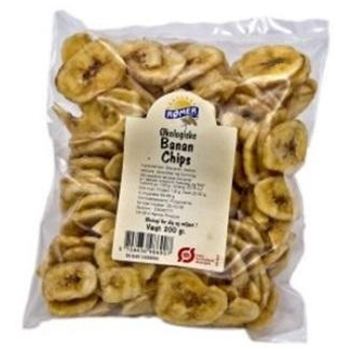 Rømer Bananchips Ø, 200g.