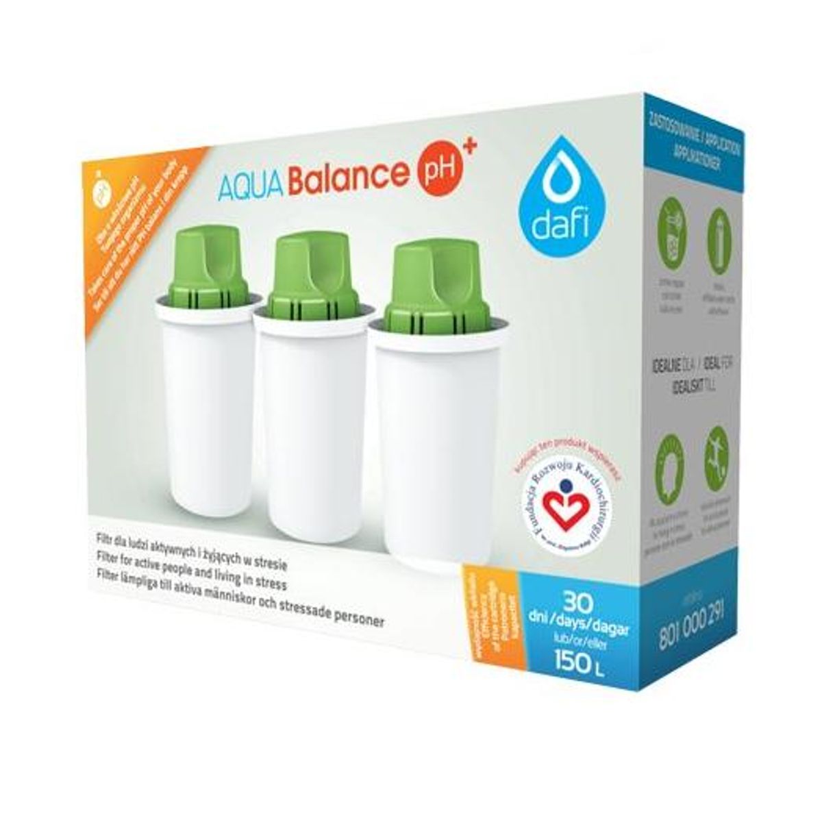 Dafi Filterpatroner 3-pack aqua balance