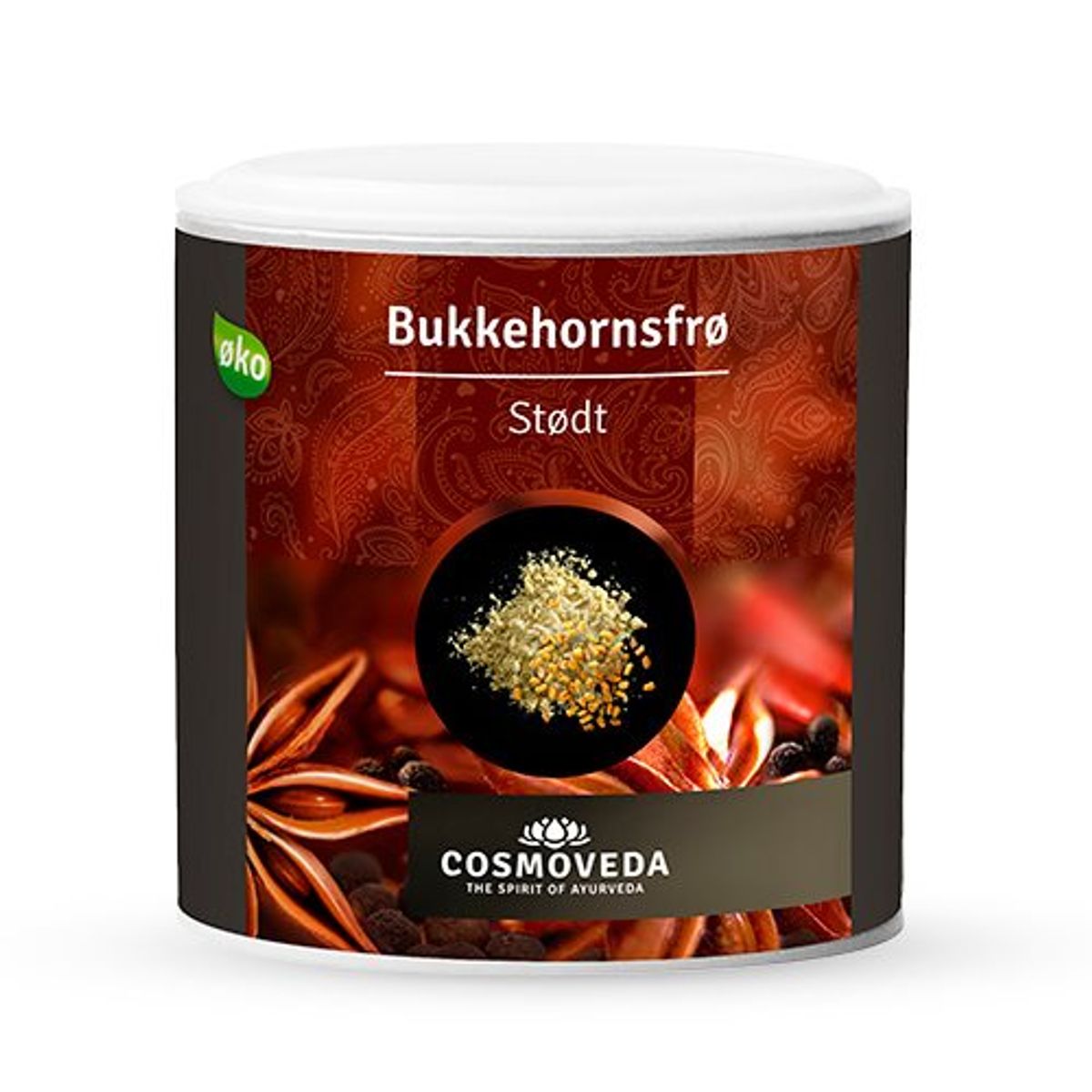 Cosmoveda Bukkehornfrø pulver Ø, 90g.