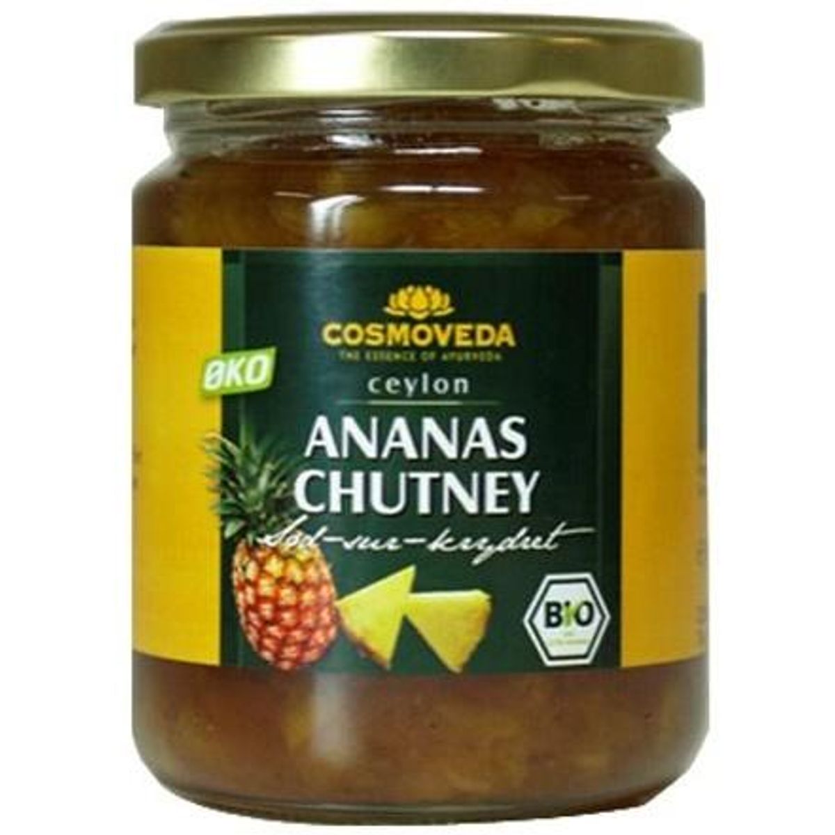 Cosmoveda Chutney Ananas Ø, 225g.