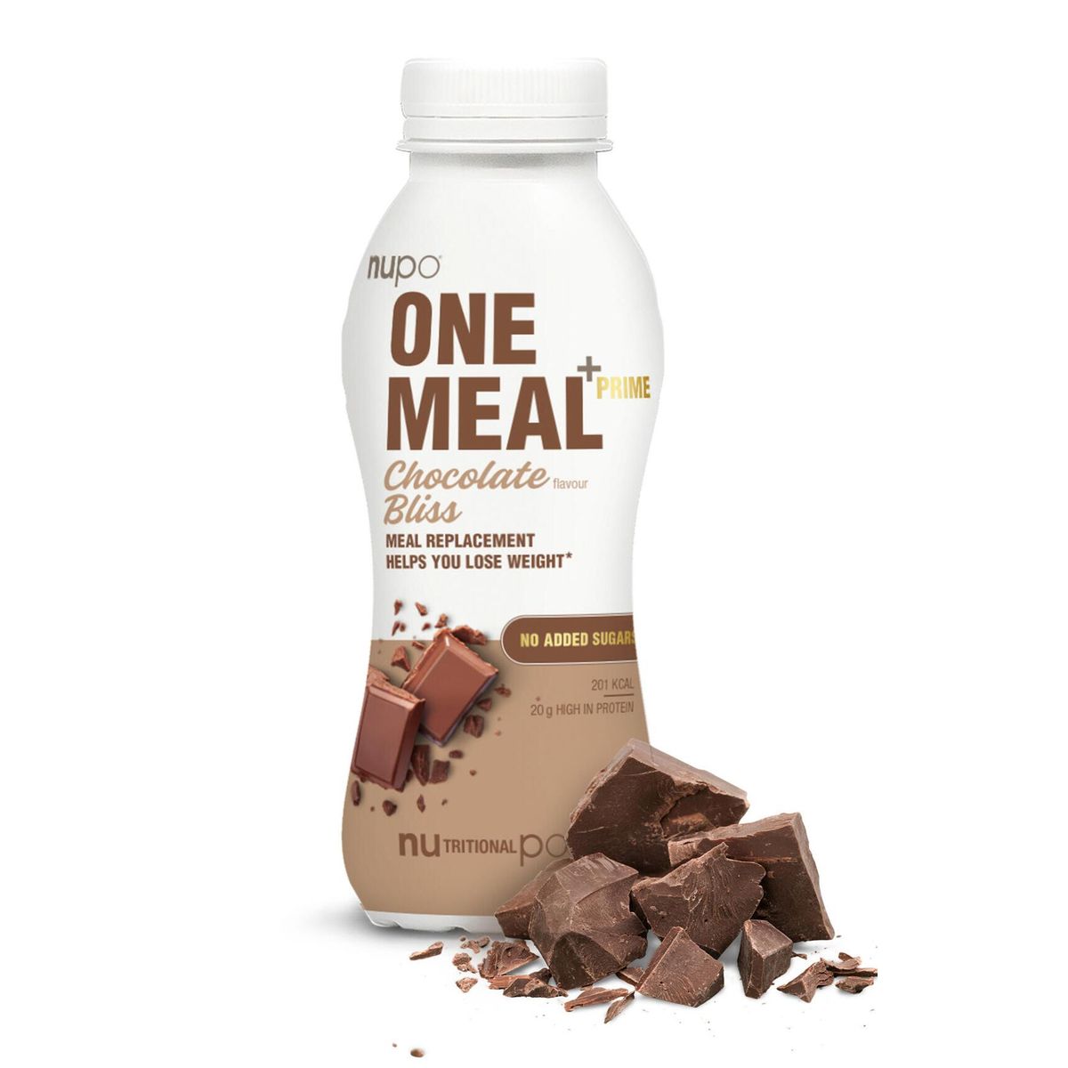 Nupo One Meal +Prime Shake - Chocolate Bliss, 330ml.