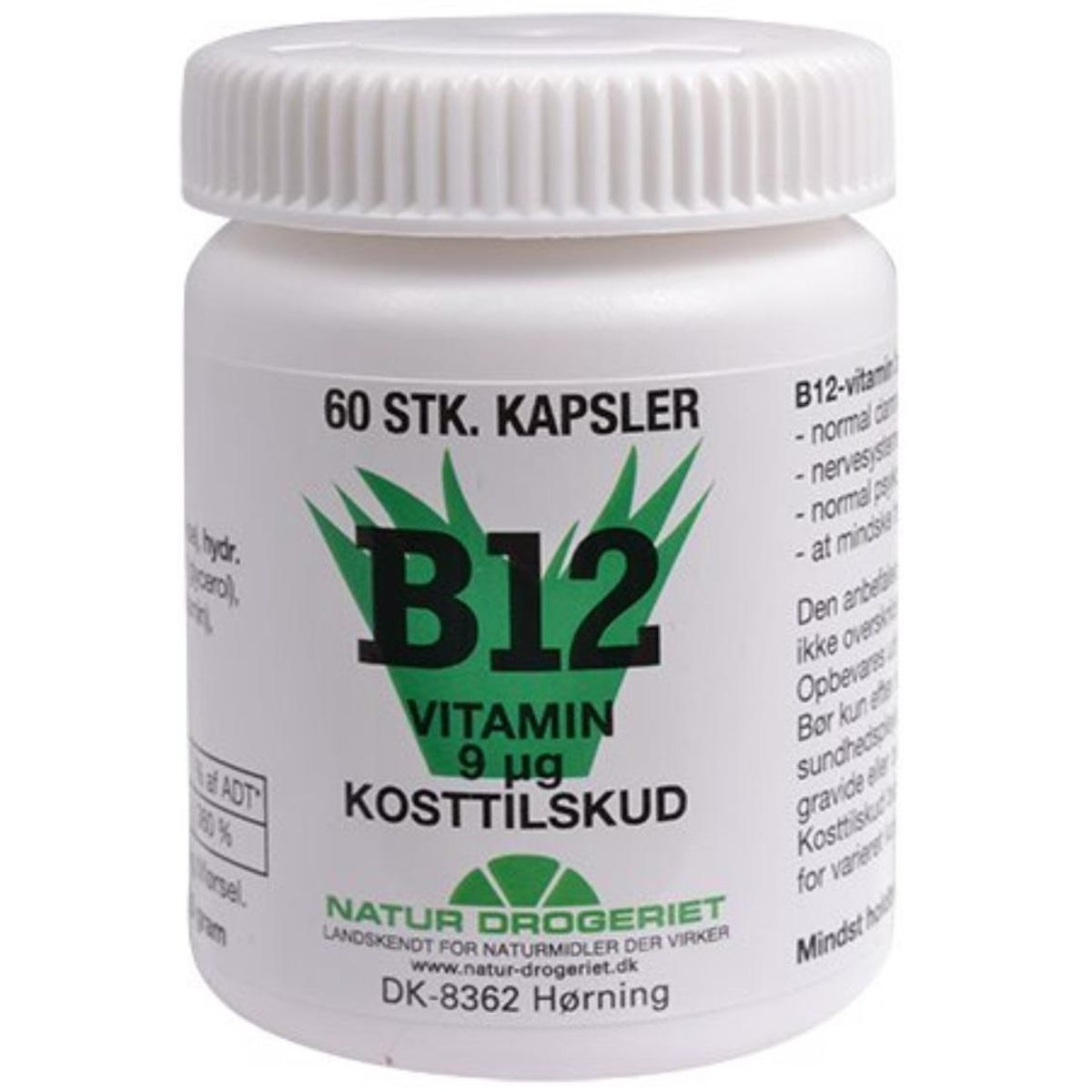 B12 vitamin 9 ug, 60kap.