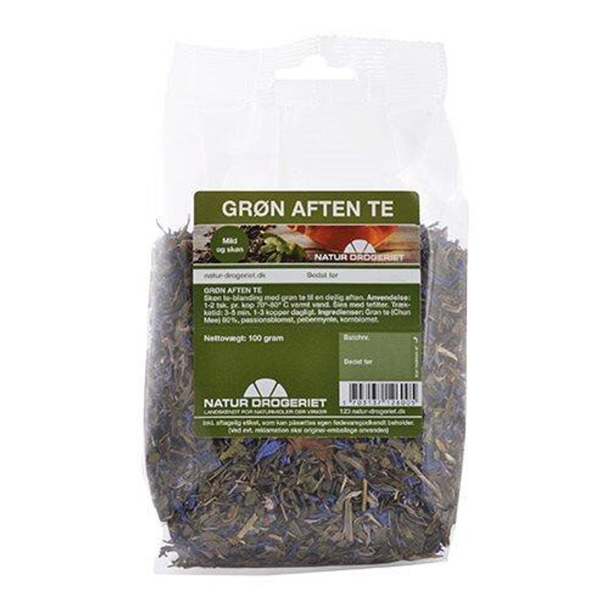 Grøn aften te, 100g.