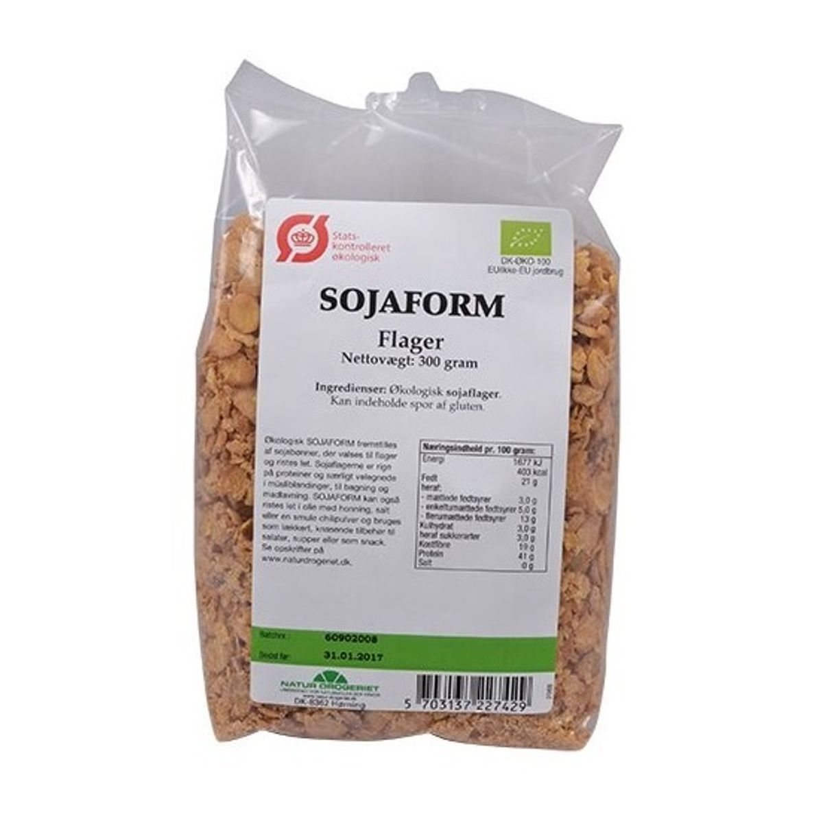 Soja form flager Ø, 300g.