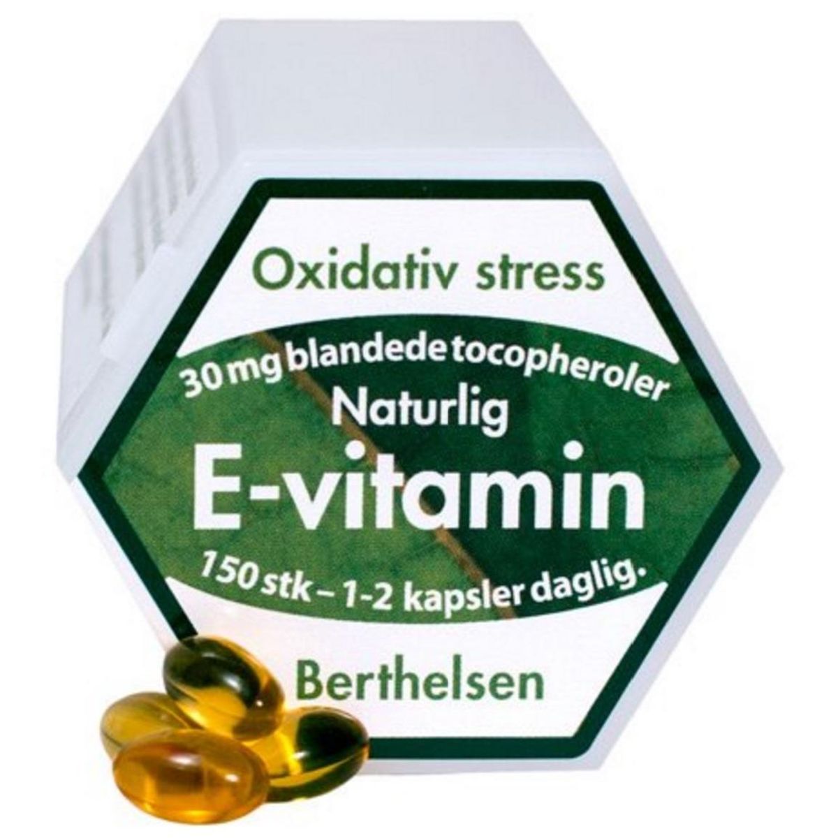 Berthelsen E-vitamin, 150kap.