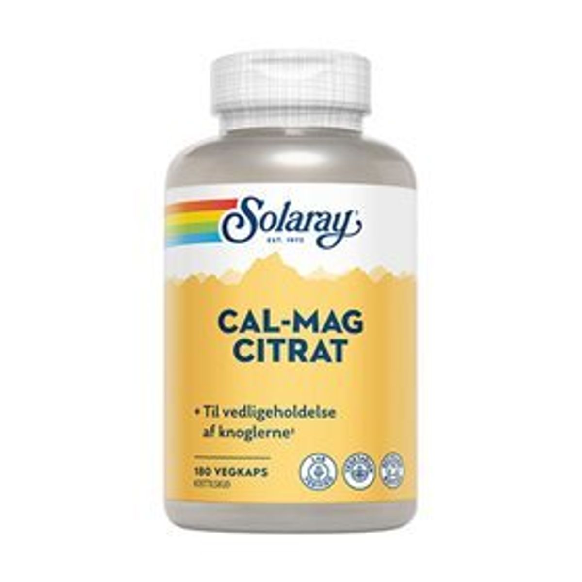 Solaray Cal-Mag Citrat, 180kap.