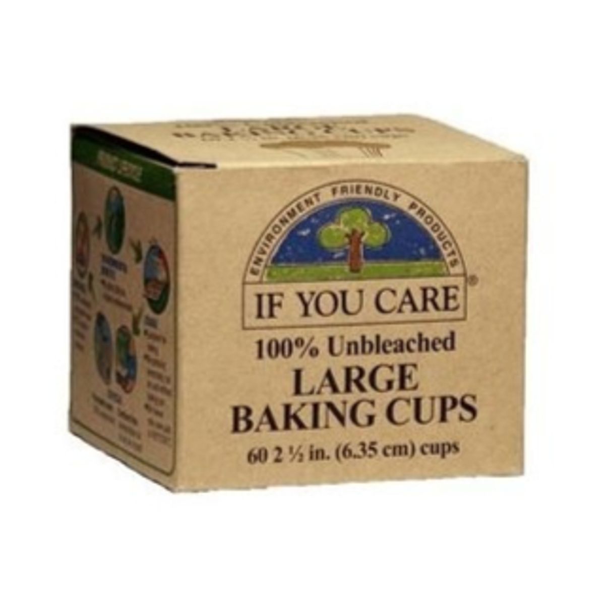 If you care Bageforme large ubleget 100% nedbrydelig 60 stk.