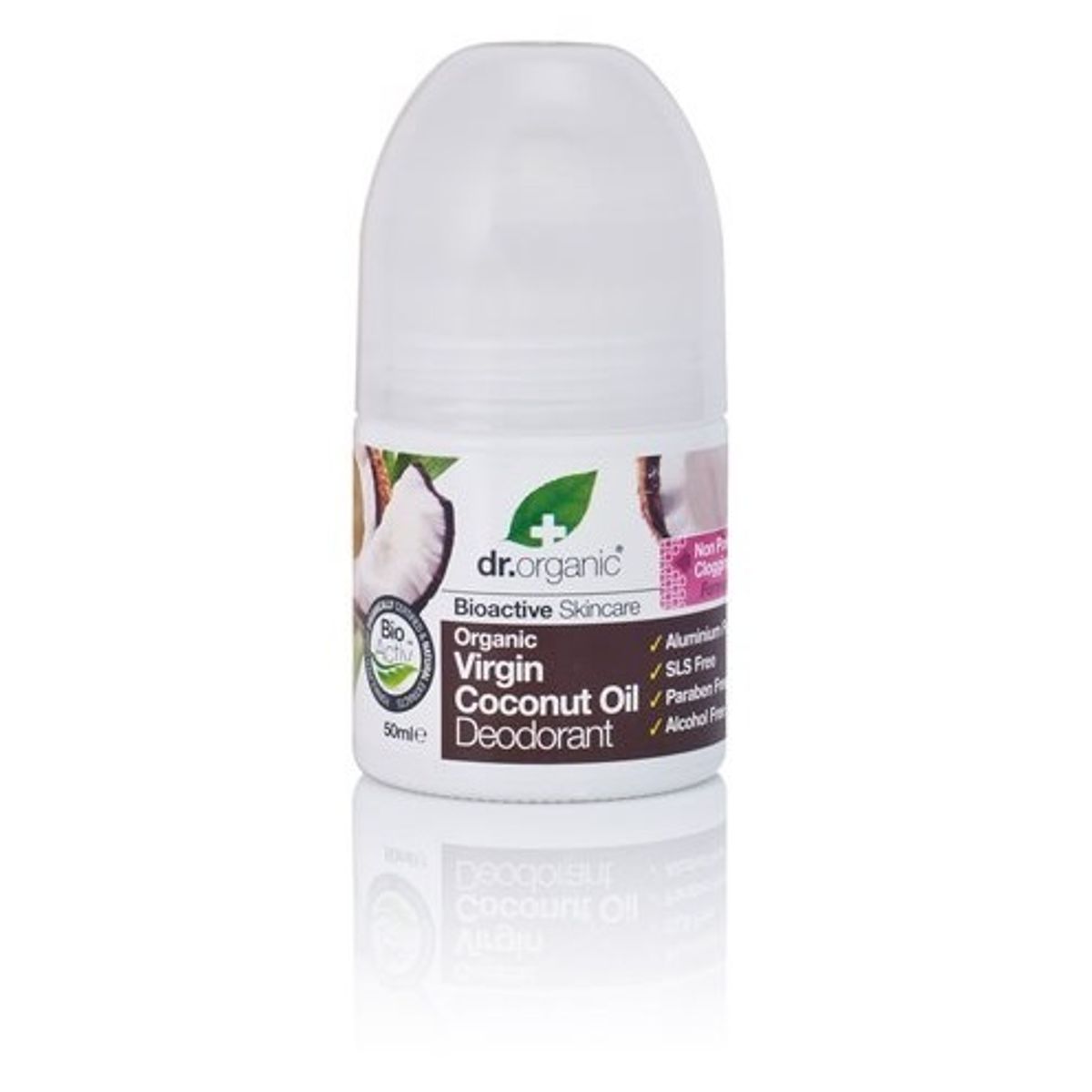 Dr. Organic Deodorant Coconut 50ml.