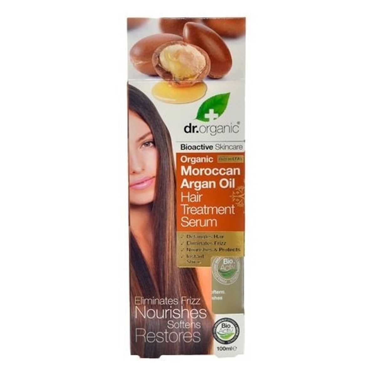 Dr. Organic Hair elixir Argan 100ml.