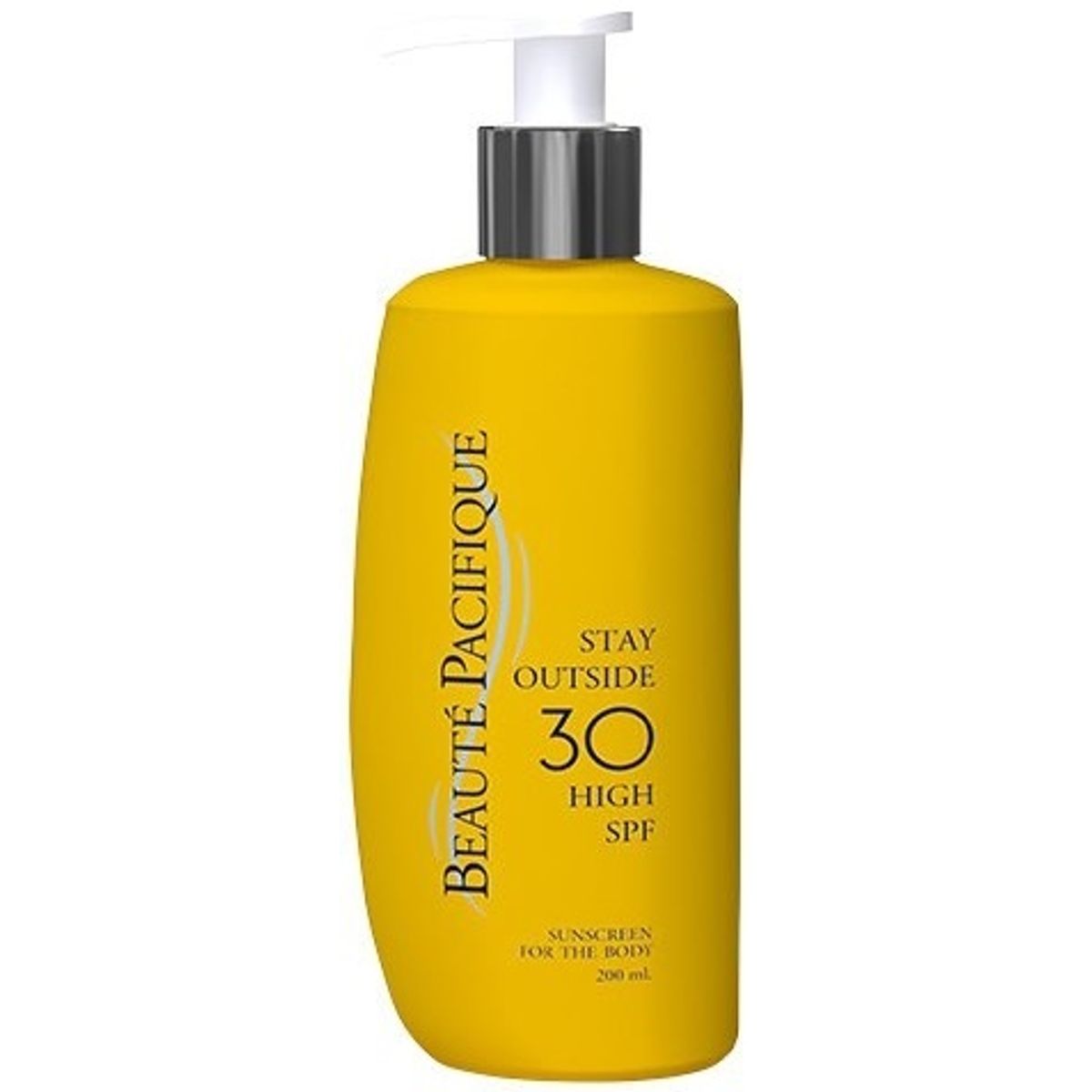 Beaute Pacifique Solcreme Stay Outside 30 SPF til hele kroppen, 200ml.