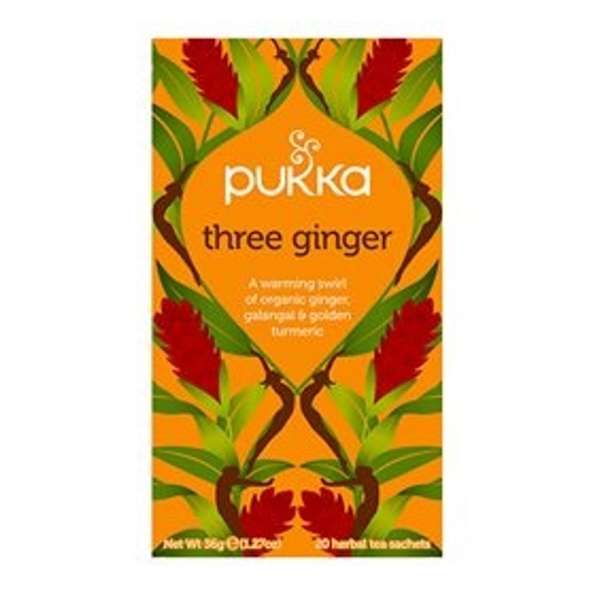 Pukka Te - Three ginger Ø 20 breve