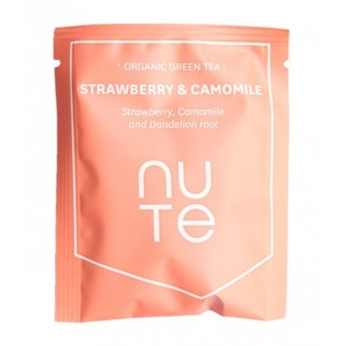 NUTE Green Strawberry&Camomile Teabag 10 stk.