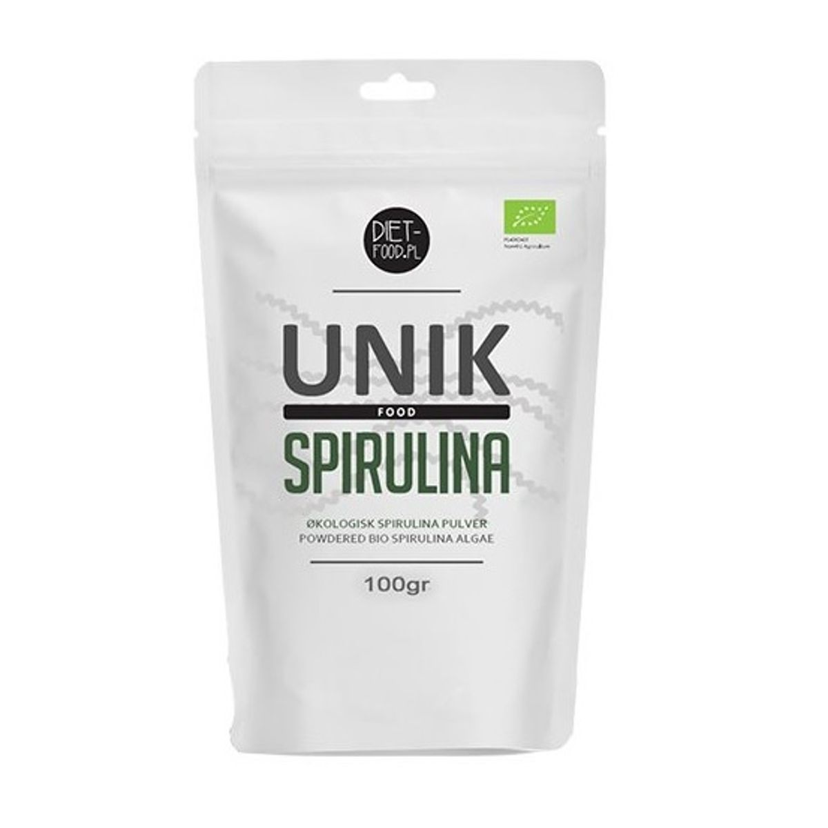 Spirulina pulver Øko. 100g.